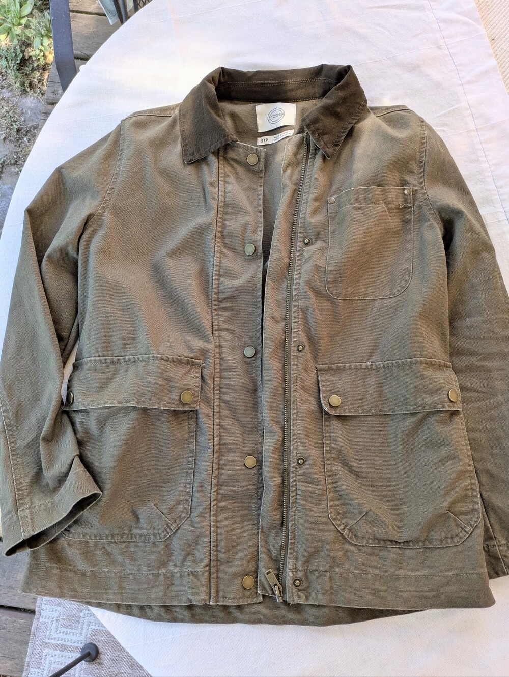 Stoosh Long Canvas Barn Jacket